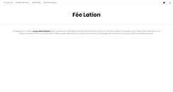 Desktop Screenshot of feelation.com